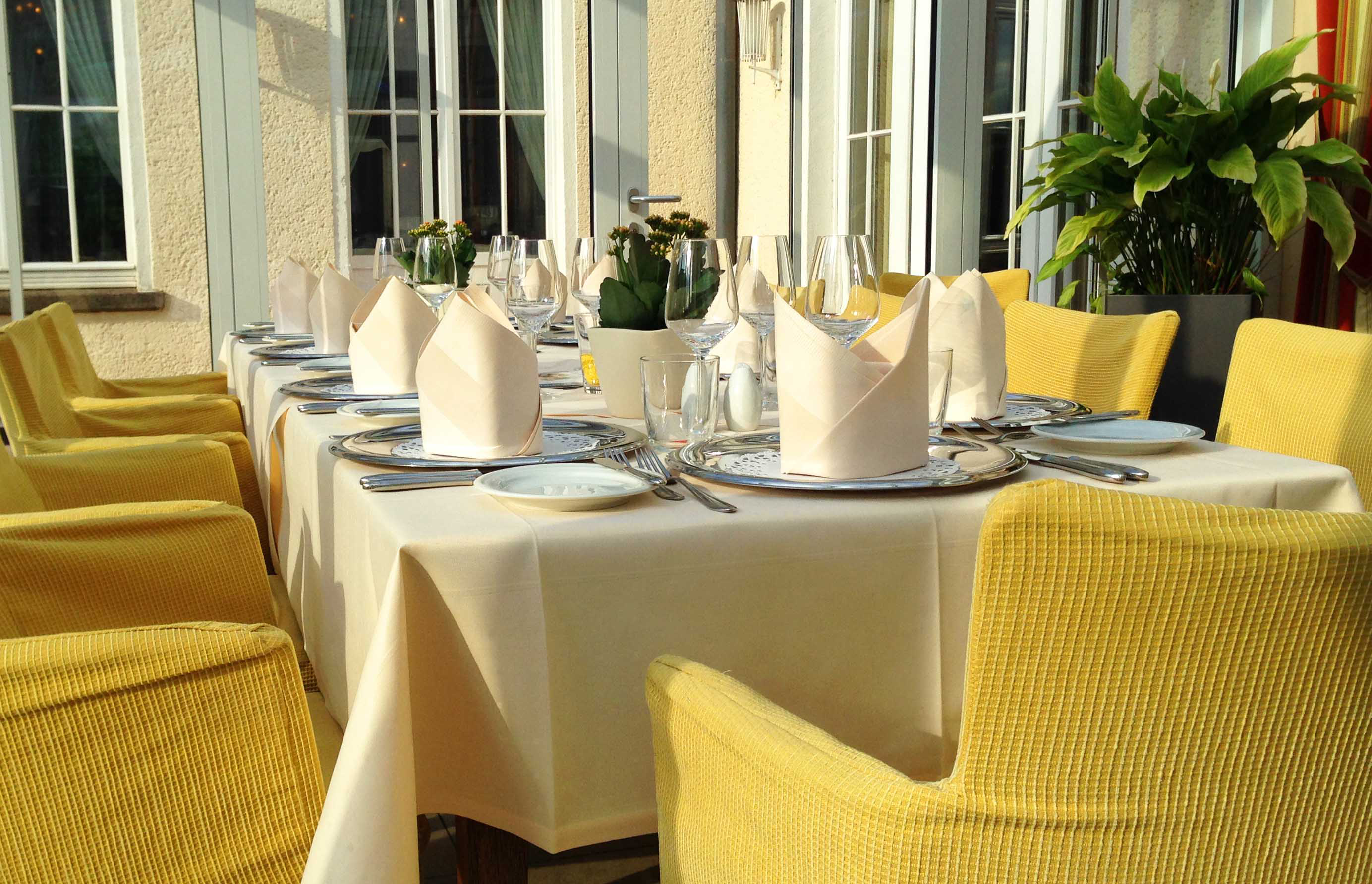 Der schön gedeckte Tisch