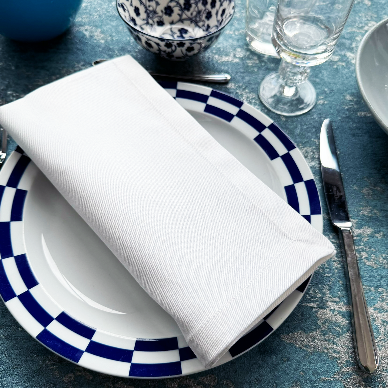 Stoffserviette Waria mit Kuvertecken